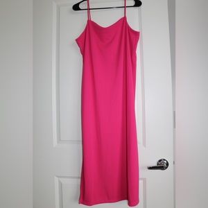 H&M Pink Midi Shift Dress